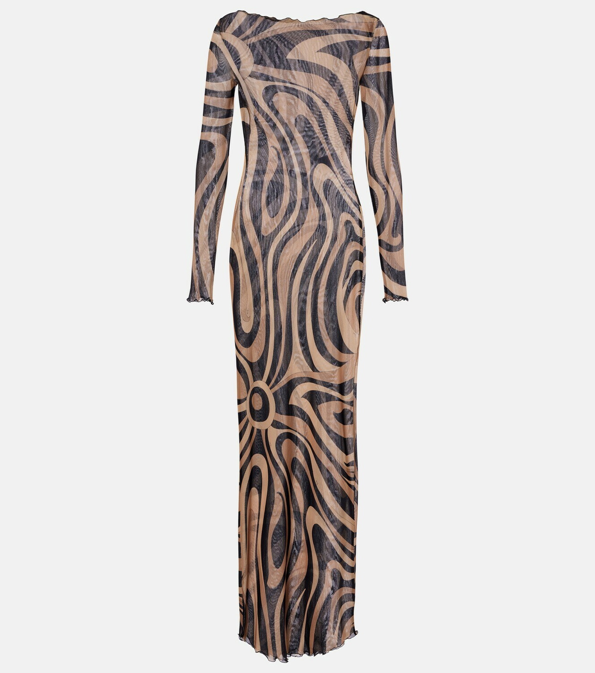 Pucci Marmo tulle maxi dress
