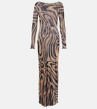 Pucci Marmo tulle maxi dress