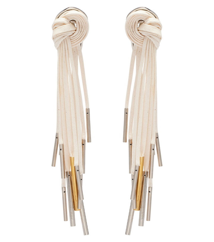 Photo: Dries Van Noten Cotton drop earrings