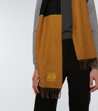 Loewe - Window Anagram wool and cashmere scarf