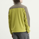 Pas Normal Studios Men's Off-Race Light Half-Zip Fleece in Moss Green