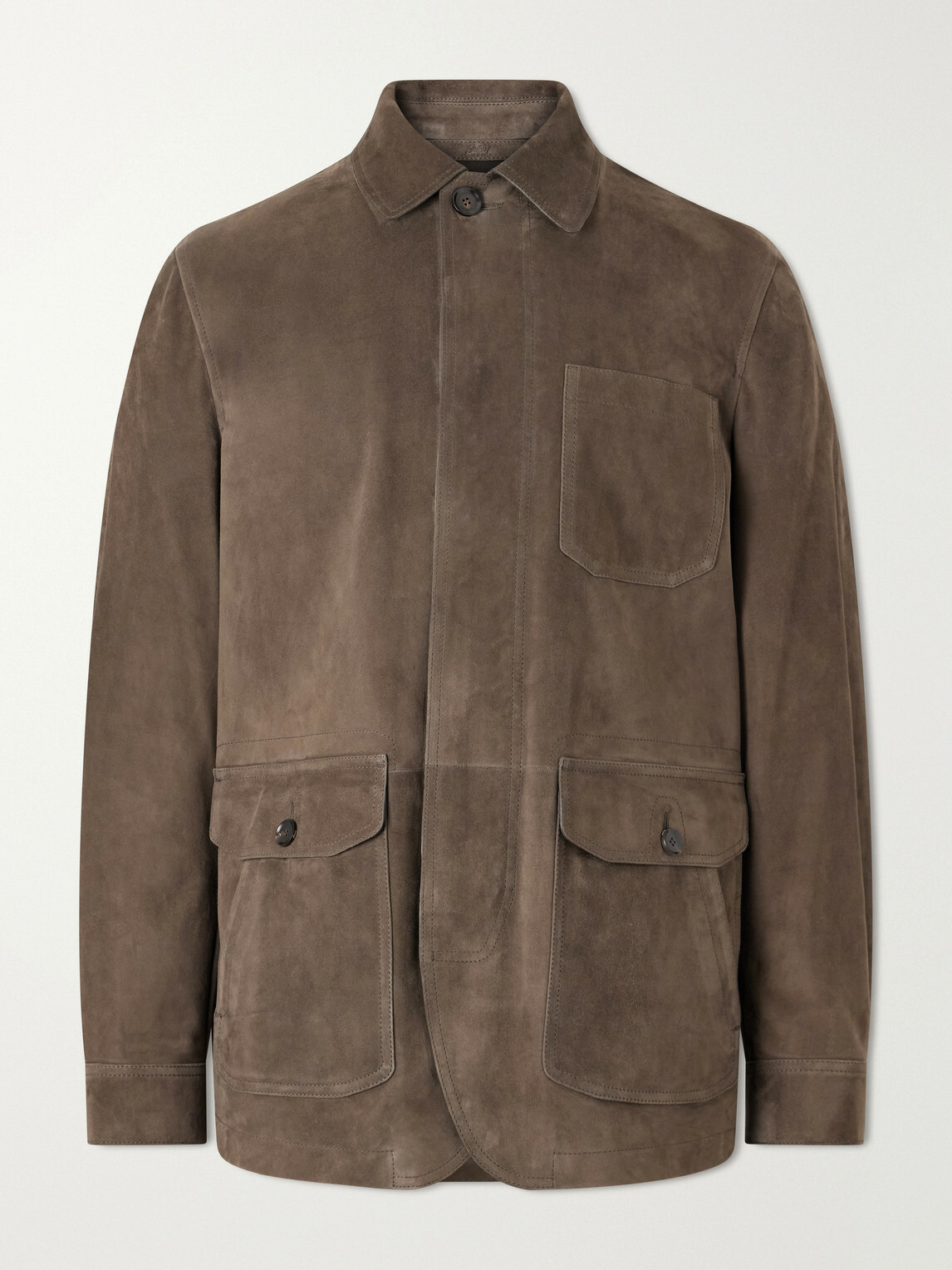 Brioni - Suede Jacket - Brown