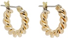 Laura Lombardi Gold Mini Twist Earrings