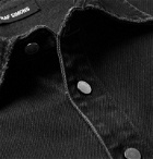 Raf Simons - Logo-Appliquéd Denim Shirt - Black