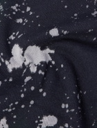 Needles - 5 Cuts Panelled Printed Cotton-Blend Jersey Hoodie - Gray