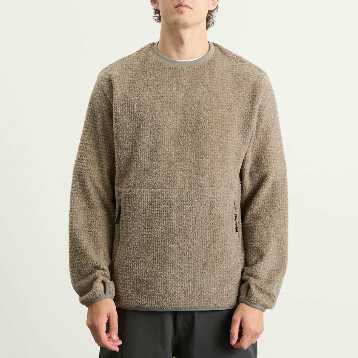 Snow Peak Men's Thermo Control Pullover in Grey