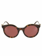 Cartier Eyewear Round Semi- Cat-eye Sunglasses