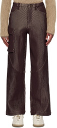 Isa Boulder SSENSE Exclusive Burgundy Blaze Cargo Pants