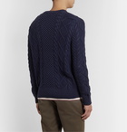 Polo Ralph Lauren - Cable-Knit Cotton Sweater - Blue