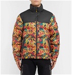The North Face - 1992 Nuptse Printed Quilted Shell Down Jacket - Yellow
