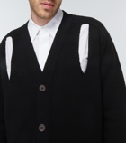 Alexander McQueen - Cut-out wool cardigan