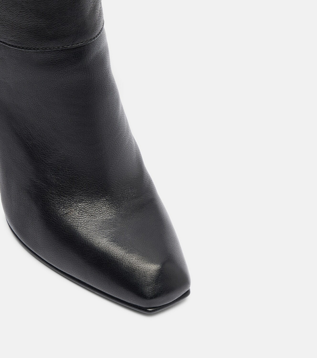 McQueen Horn Heel leather knee-high boots