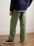 A.P.C. - Sidney Straight-Leg Cotton Trousers - Green