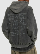 MIHARA YASUHIRO Bleached Cotton Jersey Sweatshirt Hoodie