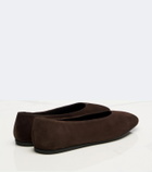 Prada Suede ballet flats