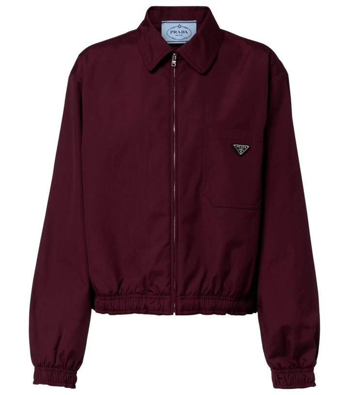 Photo: Prada Logo blouson jacket