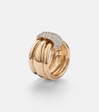 Pomellato Pomellato Together 18kt rose gold ring with diamonds