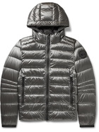 Canada Goose - Crofton Slim-Fit Metallic Nylon-Ripstop Hooded Down Jacket - Silver