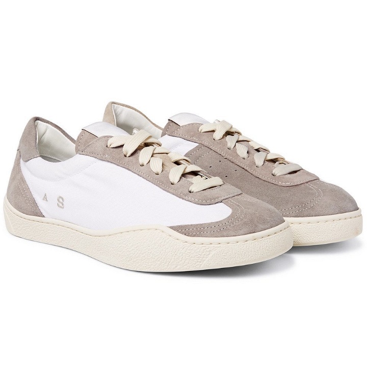 Photo: Acne Studios - Lars Canvas and Suede Sneakers - Men - Neutral