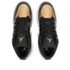 Air Jordan 1 Low SE CBR BG Sneakers in Black/Gold