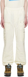 UNDERCOVER Off-White Crinkled Cargo Pants