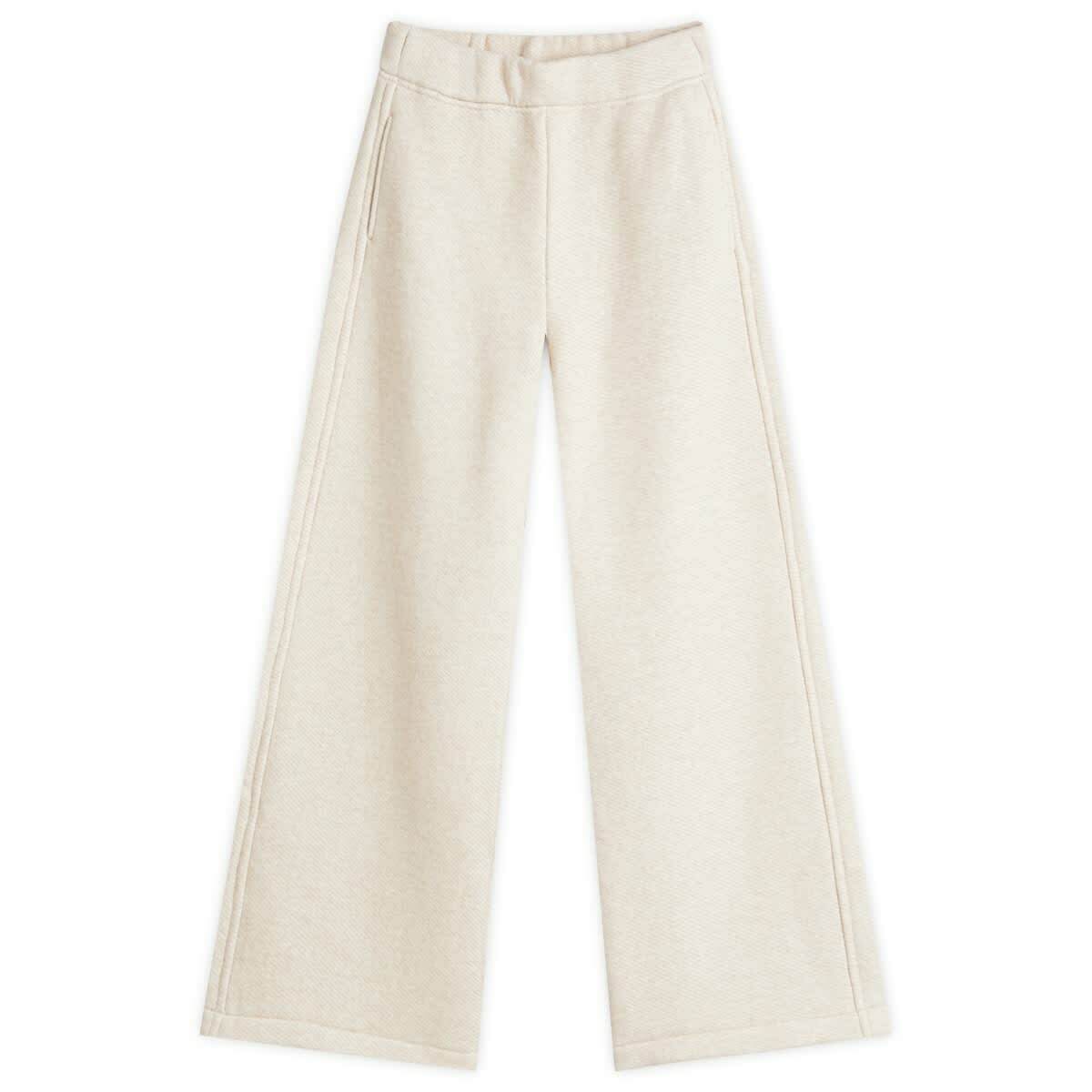 Max Mara Women's Tay Textured Sweatpants in Albino