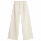 Max Mara Women's Tay Textured Sweatpants in Albino