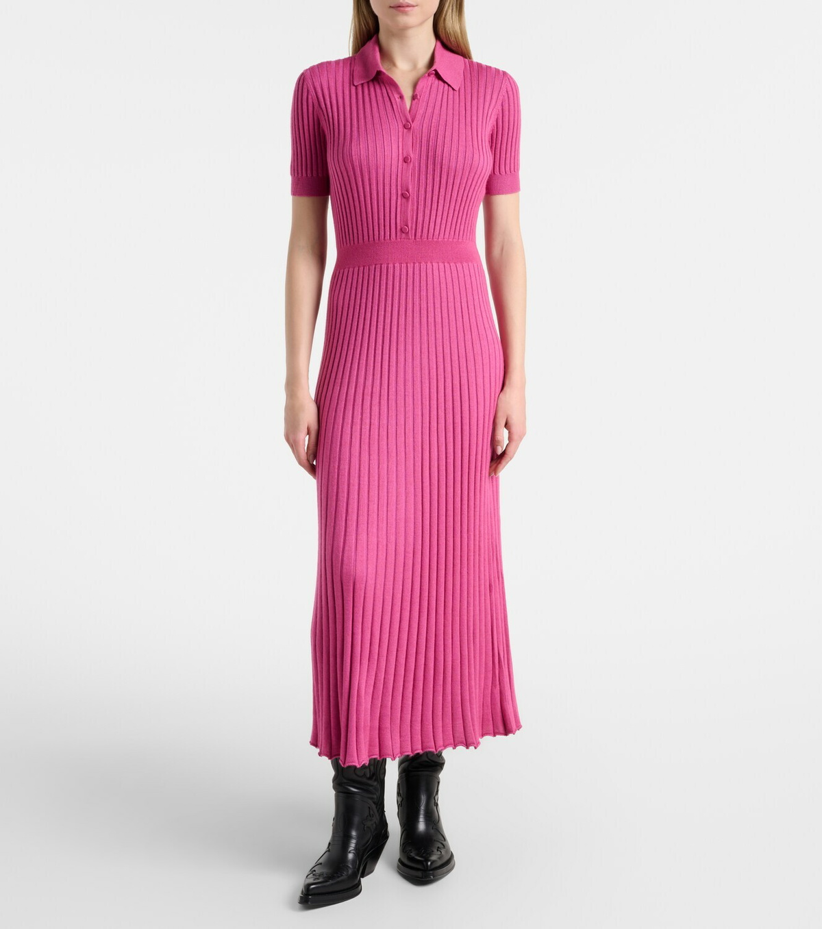 Gabriela Hearst Amor cashmere and silk midi dress