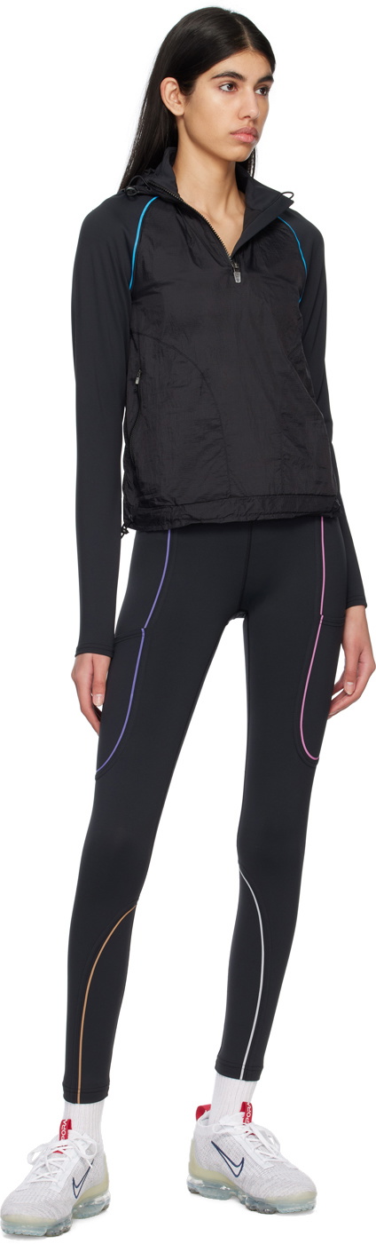 Outdoor Voices Black Drawstring 7/8 Leggings