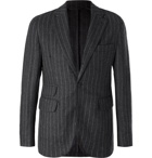 MAN 1924 - Grey Pinstriped Wool and Cashmere-Blend Suit Jacket - Men - Gray