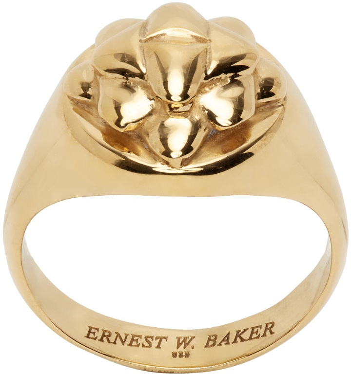 Photo: Ernest W. Baker Gold Present Ring