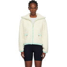 Casablanca Off-White Monogram Jacquard Fleece Jacket