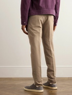 Incotex - Straight-Leg Cotton-Blend Trousers - Neutrals
