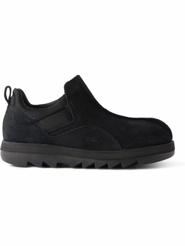 Photo: Reebok - Beatnik Moc Suede and Shell Slip-On Sneakers - Black