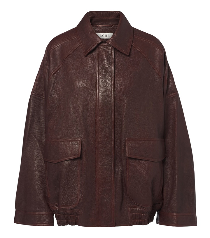 Photo: Róhe Leather blouson jacket