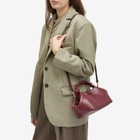 GANNI Women's Bou Bag Small in Burgundy 
