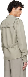 HELIOT EMIL Green Sinew Shirt