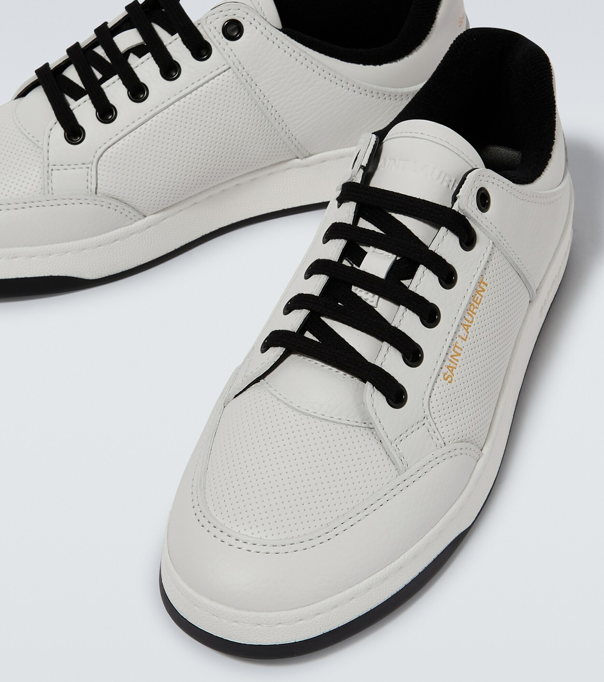 スニーカー SAINT LAURENT LOW SL/61 WHITE/BLACK SNEAKERS Low SL/61 white/black sneakers – Lord & Taylor