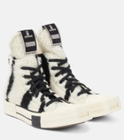 Rick Owens - x Converse DRKSHDW TURBODRK teddy sneakers