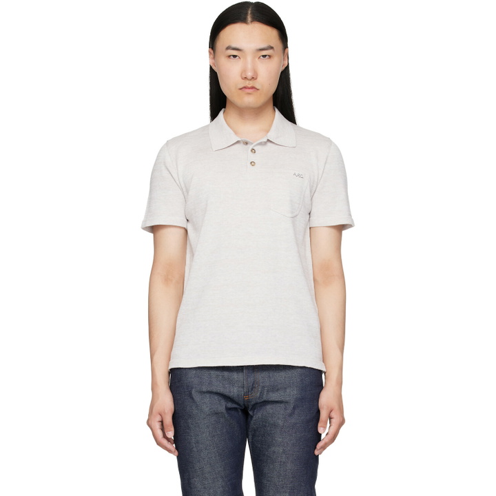 Photo: A.P.C. Gray Gide Polo