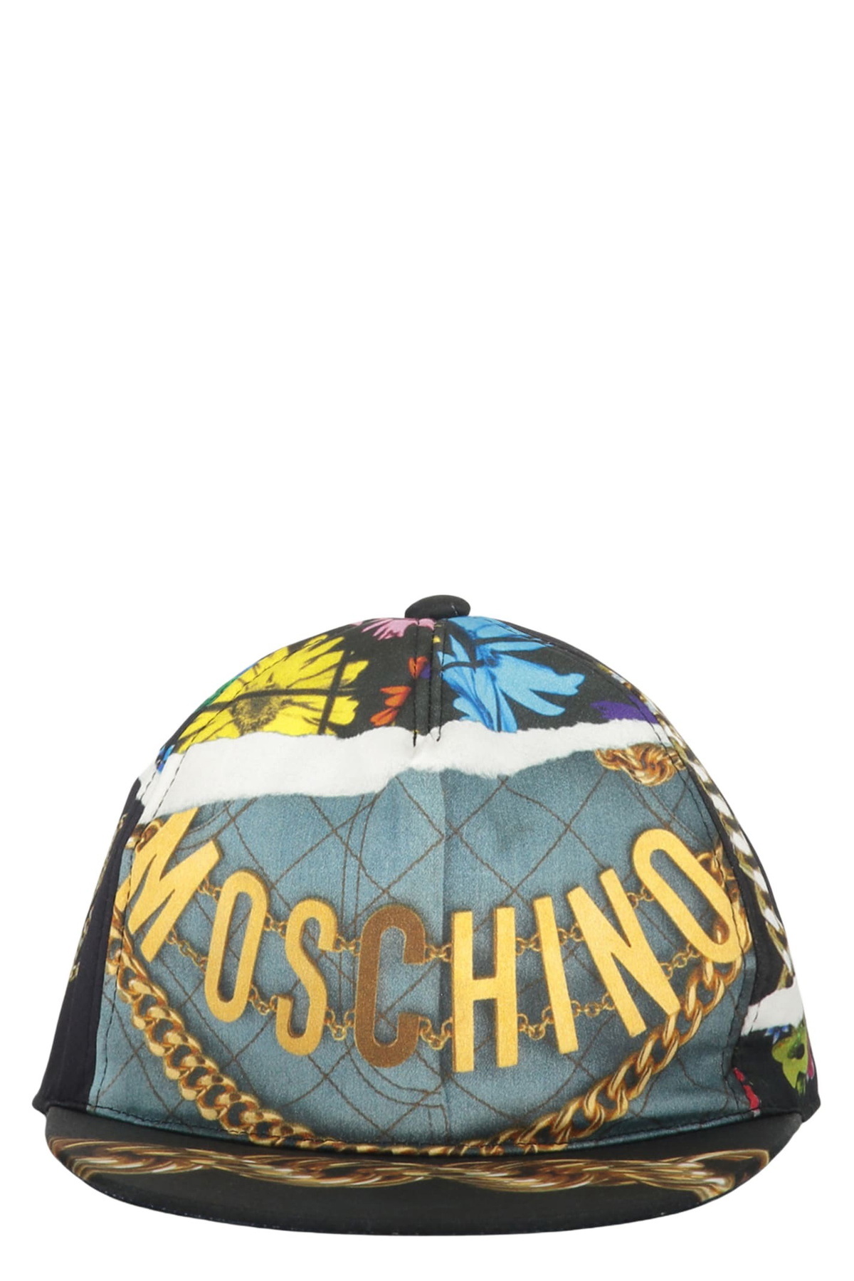 【関税込み】Moschino ブラック In Love We Trust キャップ Moschino Black 'In Love We Trust' Cap Moschino