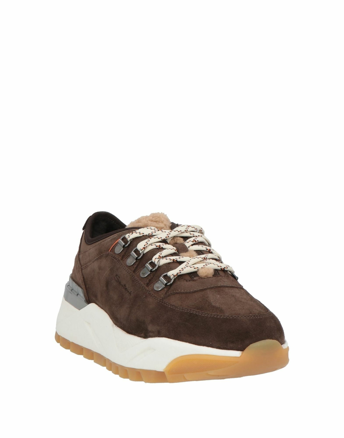 Santoni Womens Sneakers Chocolate in Brown