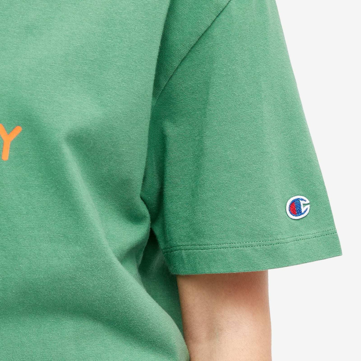 Champion Women's x Beams Boy T-Shirt in Green