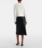 Rixo Kyra open-knit cotton cardigan
