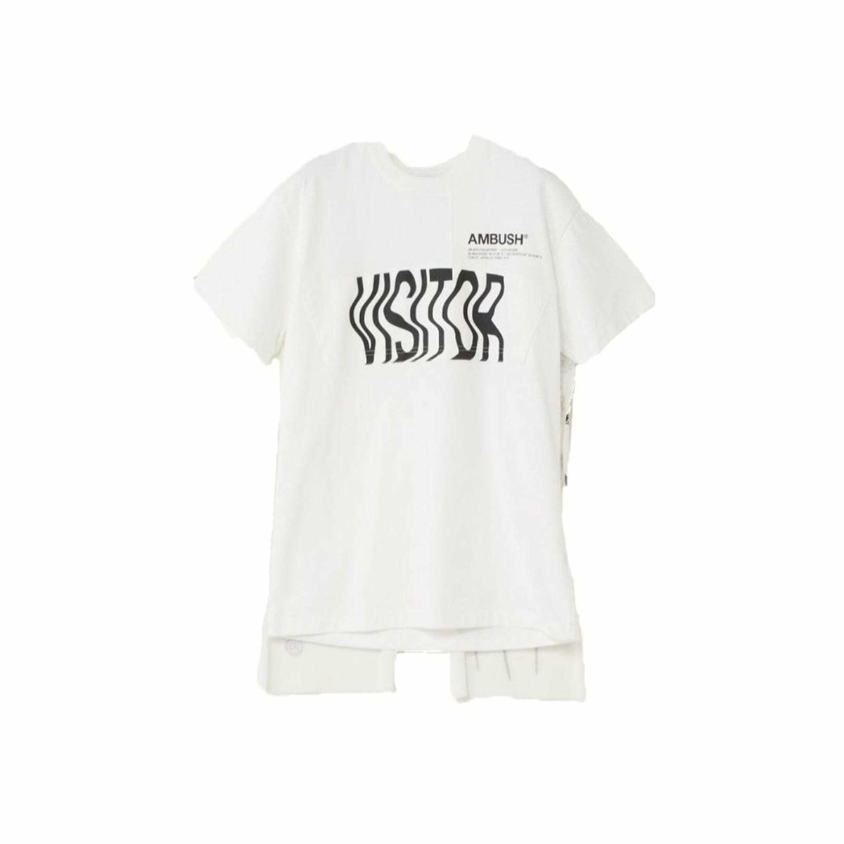 ★AMBUSH★ Slow and Steady Short Sleeve T-Shirt Off White 12 AMBUSH Off-White 'Slow & Steady' T-shirt Ambush