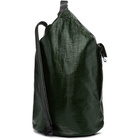 Jil Sander Green Roll Top Backpack