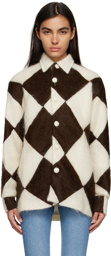 Tanner Fletcher Off-White & Brown Frankie Jacket