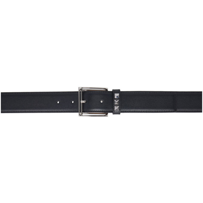 Photo: Valentino Garavani Black Valentino Garavani Rockstud Belt