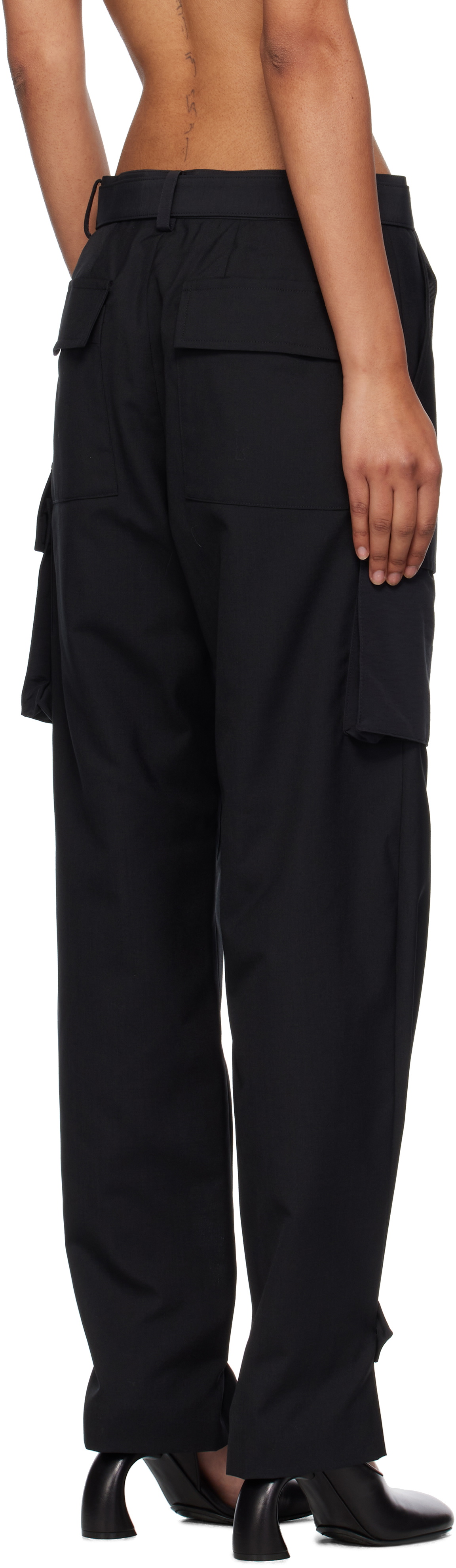 sacai Black Suiting Trousers