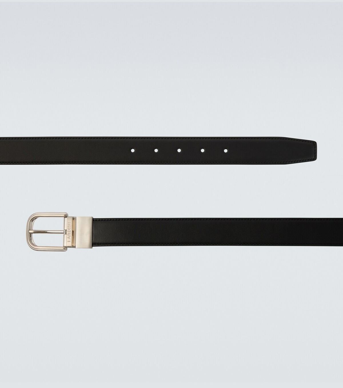 Lardini Logo leather belt